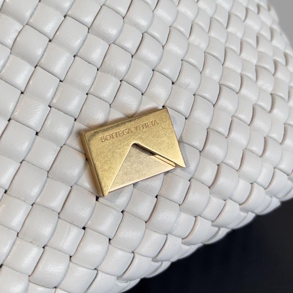 Сумка из плетеной кожи 26 см фото 6