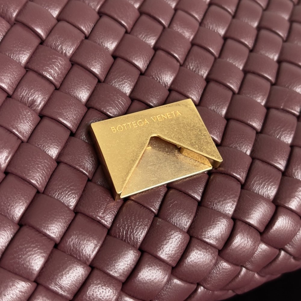 Сумка из плетеной кожи 26 см фото 7