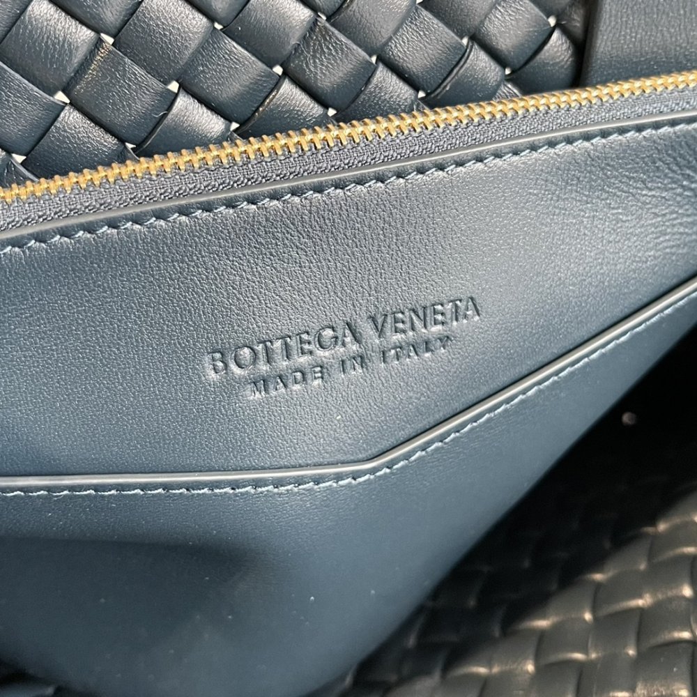 Сумка из плетеной кожи 26 см фото 7