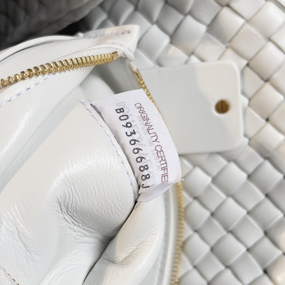 Сумка из плетеной кожи 26 см фото 7