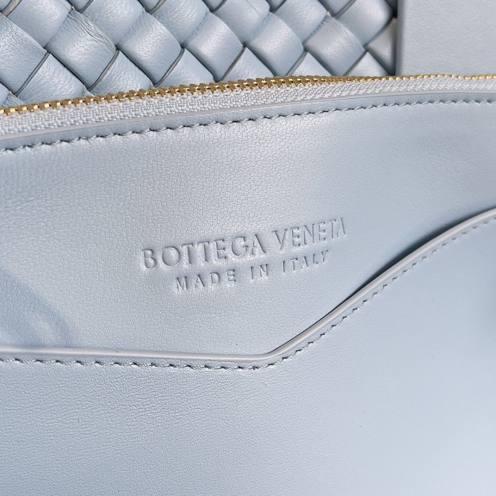 Сумка из плетеной кожи 26 см фото 8