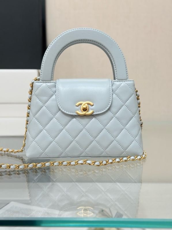 Сумка Kelly 25C нежно голубая