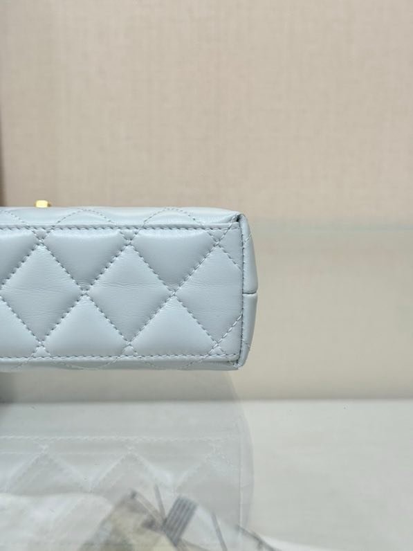 Сумка Kelly 25C нежно голубая фото 7