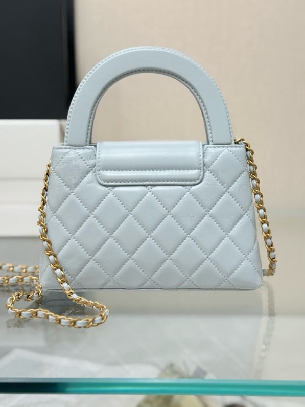 Сумка Kelly 25C нежно голубая фото 8