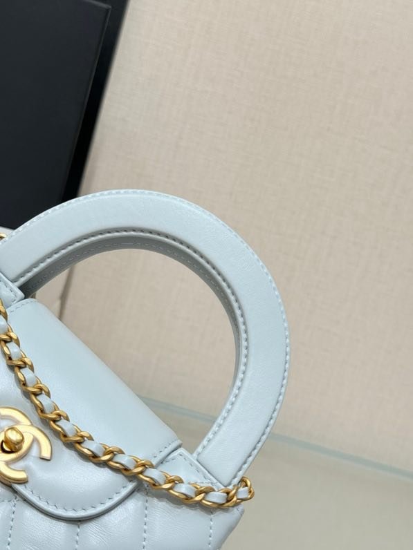 Сумка Kelly 25C нежно голубая фото 9