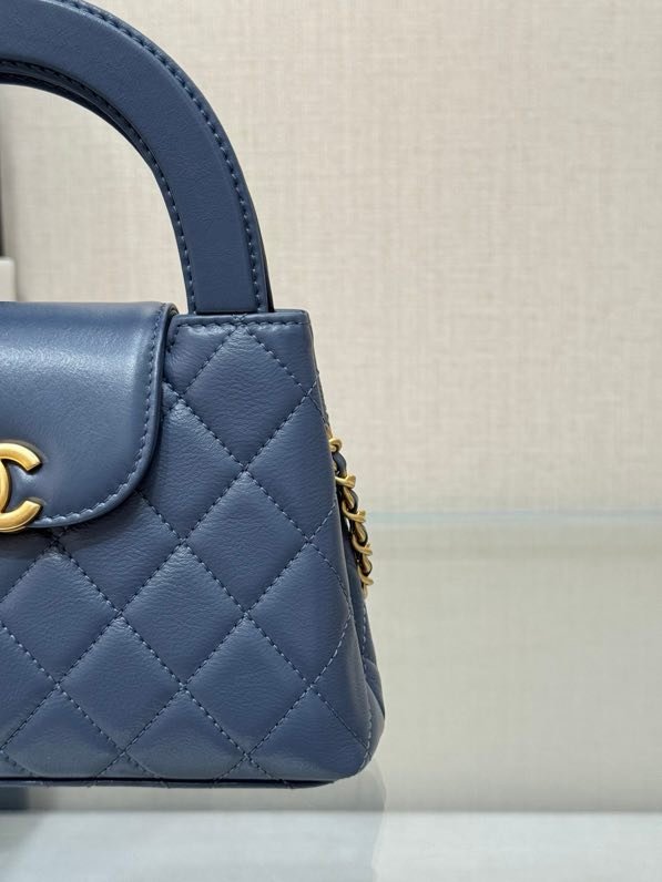 Сумка Kelly 25C темно синяя фото 4