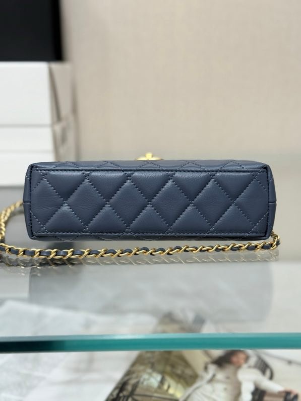 Сумка Kelly 25C темно синяя фото 7