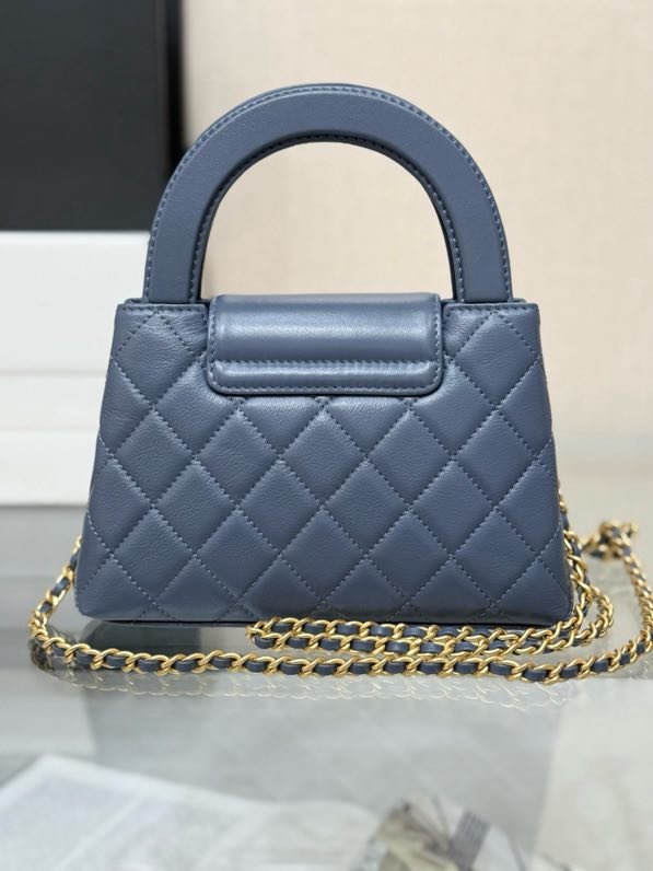 Сумка Kelly 25C темно синяя фото 9