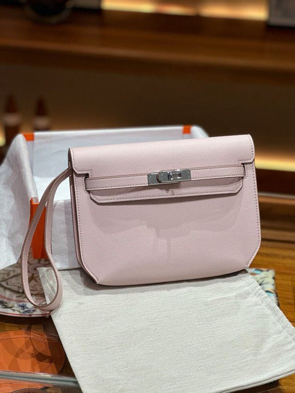 Сумка Kelly Depeches 25 см из кожи Epsom