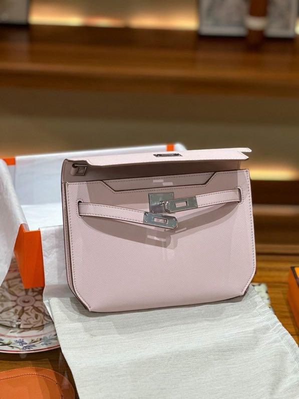 Сумка Kelly Depeches 25 см из кожи Epsom фото 5