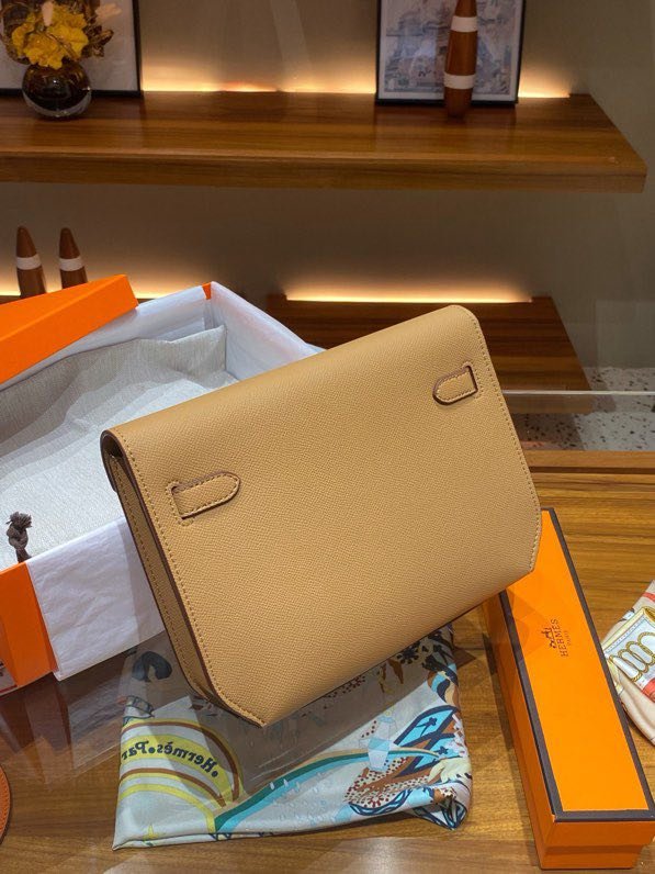 Сумка Kelly Depeches 25 см из кожи Epsom фото 8