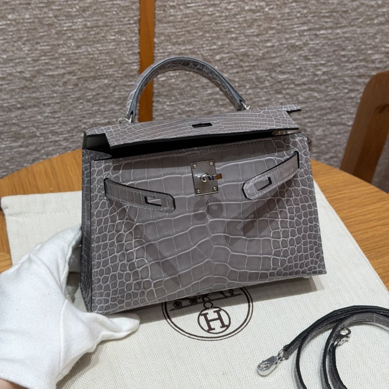 Сумка Kelly mini 20 см в коже Аллигатора