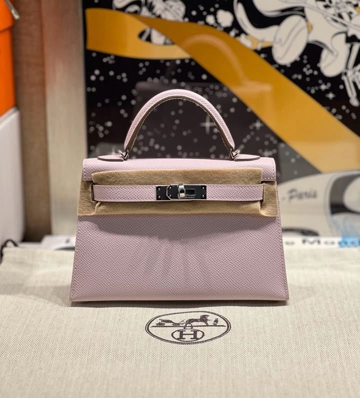 Сумка Kelly Mini 20 см в коже Epsom