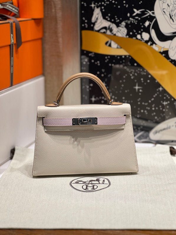 Сумка Kelly Mini 20 см в шкірі Epsom