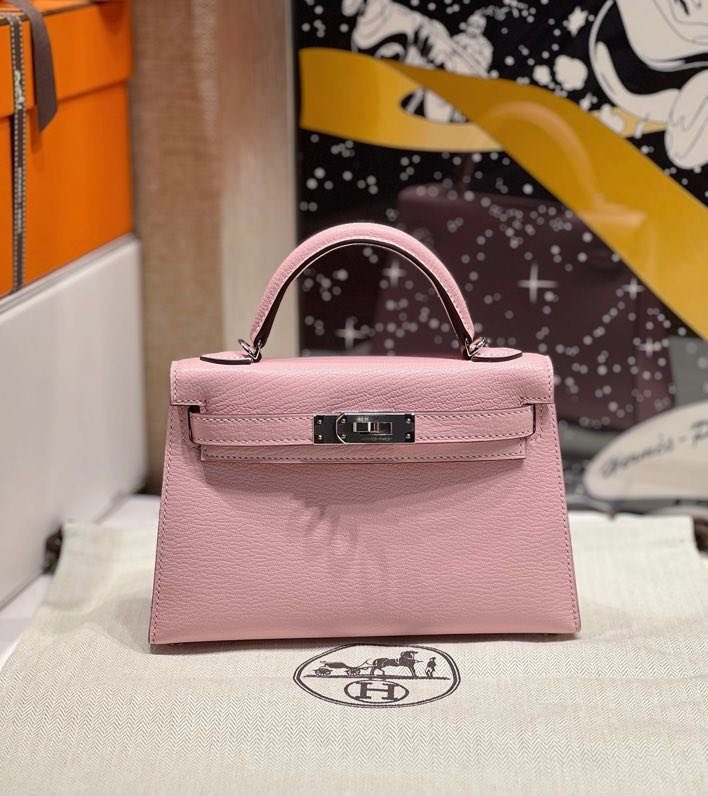 Сумка Kelly Mini 20 см в коже Epsom