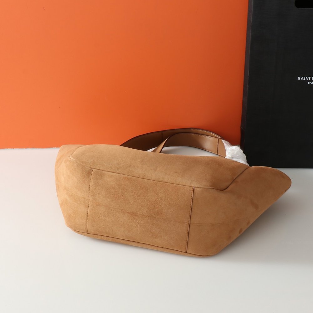 Сумка хобо Bea замшевая 50 см фото 5