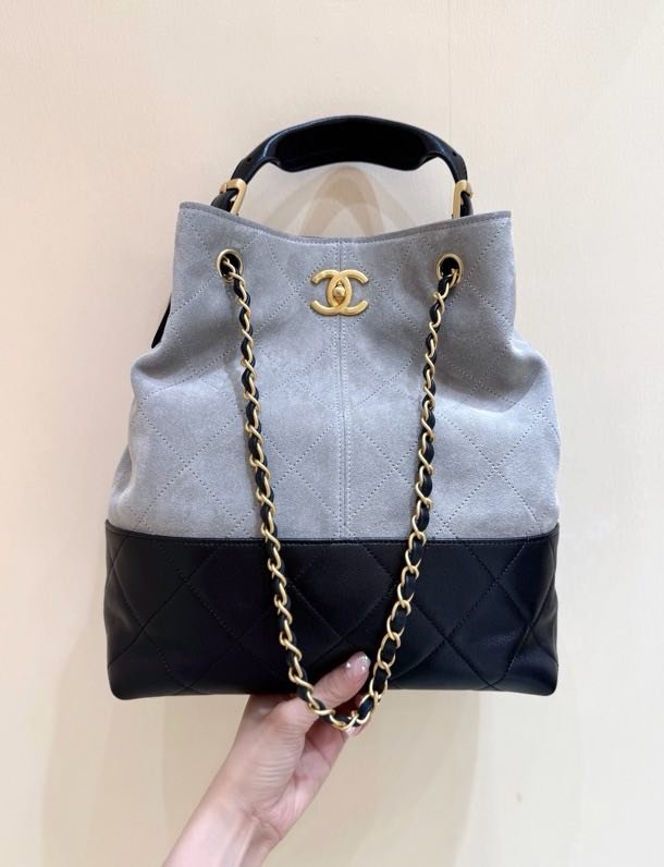 Сумка хобо Chanel 25A из замши AS5636 29 см