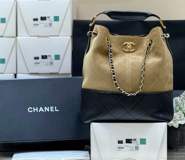 Сумка хобо Chanel 25A из замши AS5636 29 см фото 3