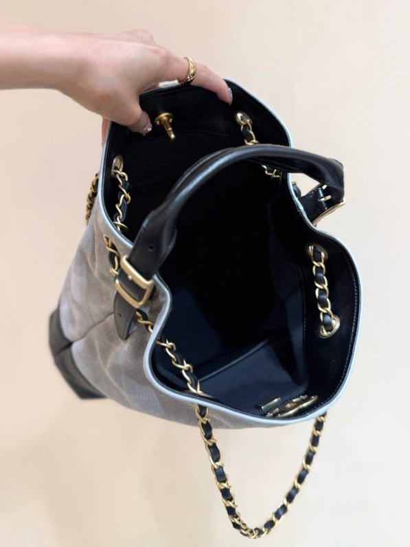 Сумка хобо Chanel 25A из замши AS5636 29 см фото 9