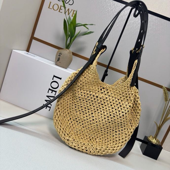 Сумка хобо Luo Jia соломенная 34 см