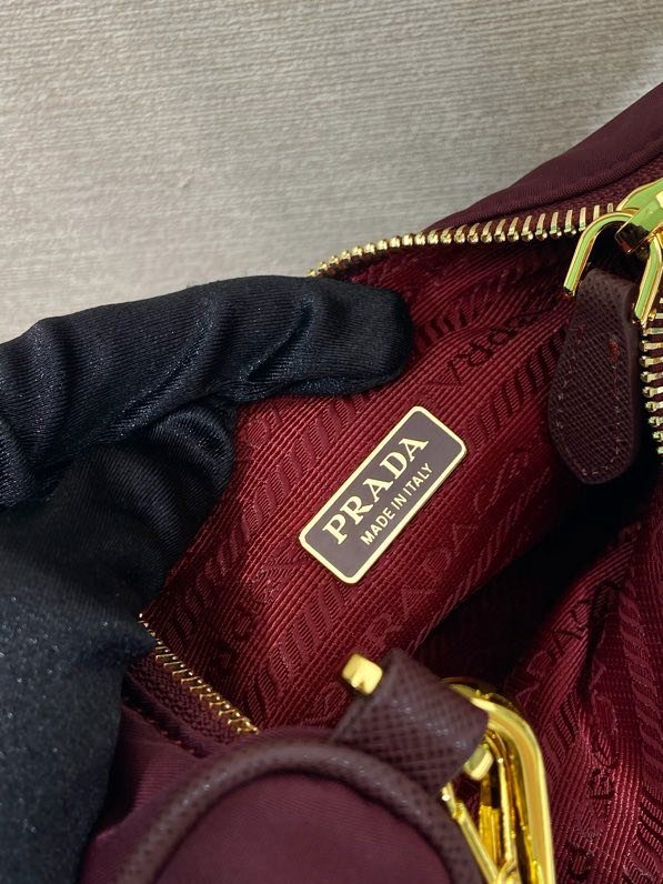 Сумка хобо нейлоновая 22 см фото 7