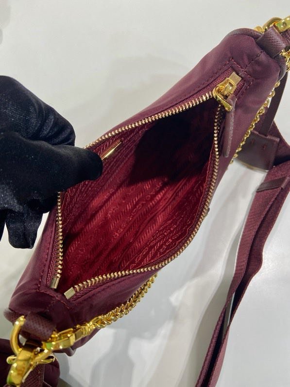 Сумка хобо нейлоновая 22 см фото 9