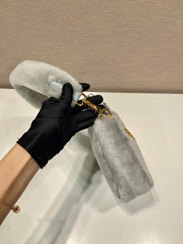 Сумка хобо пуховая 1NE515 23 см фото 6