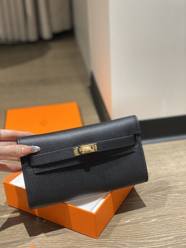 Сумка клат кожаная Kelly Pocket 19 см