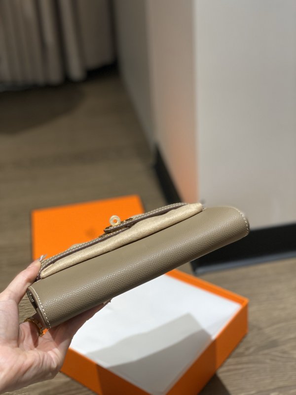 Сумка клат кожаная Kelly Pocket 19 см фото 3