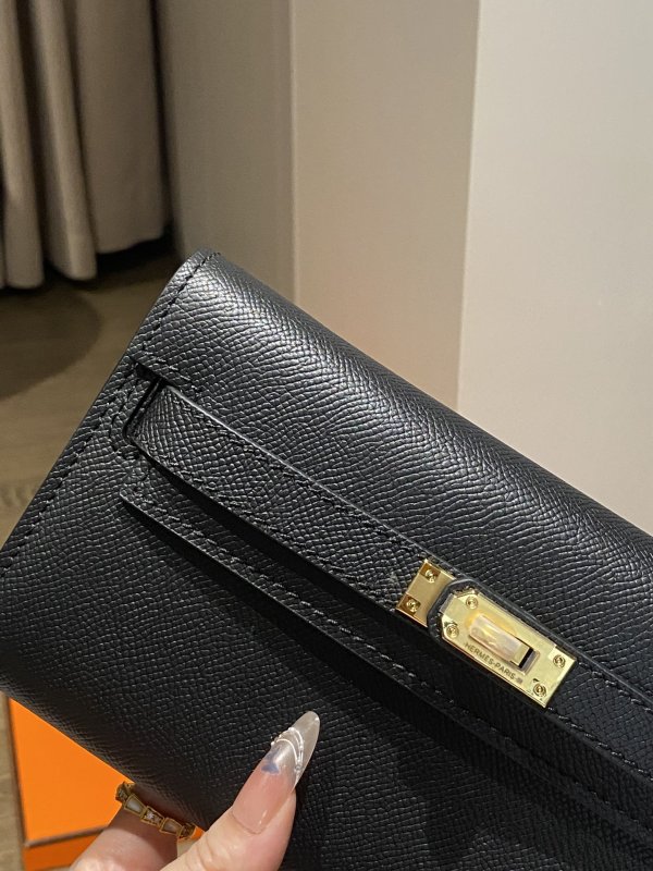 Сумка клат кожаная Kelly Pocket 19 см фото 4