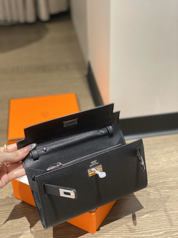 Сумка клат кожаная Kelly Pocket 19 см фото 5