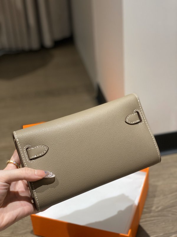 Сумка клат кожаная Kelly Pocket 19 см фото 6