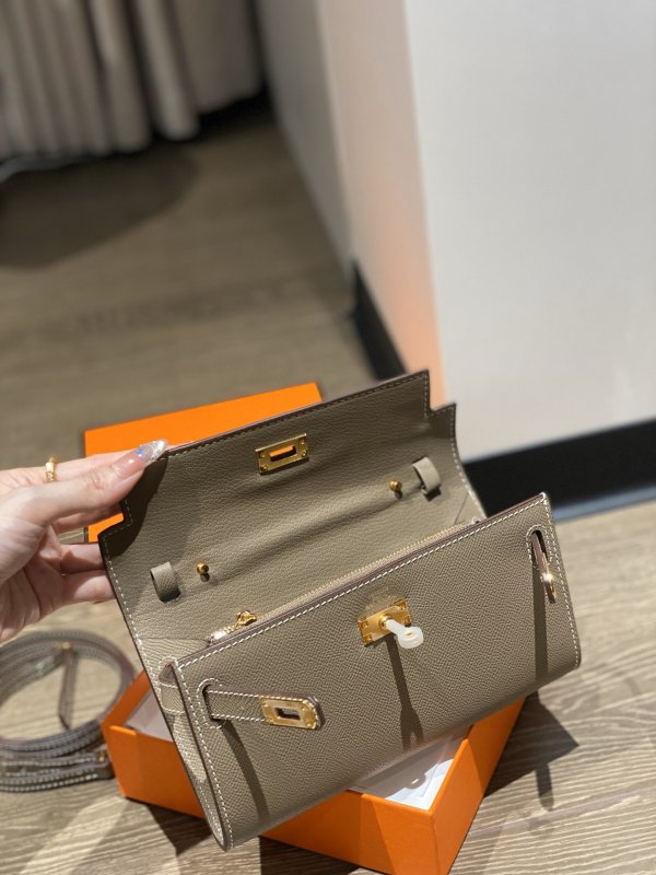 Сумка клат кожаная Kelly Pocket 19 см фото 7