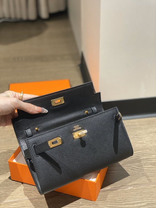 Сумка клат кожаная Kelly Pocket 19 см фото 8