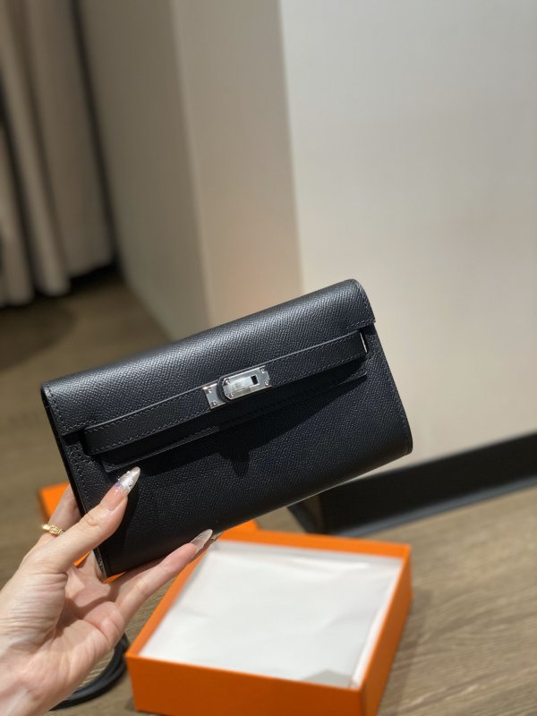 Сумка клат кожаная Kelly Pocket 19 см фото 9