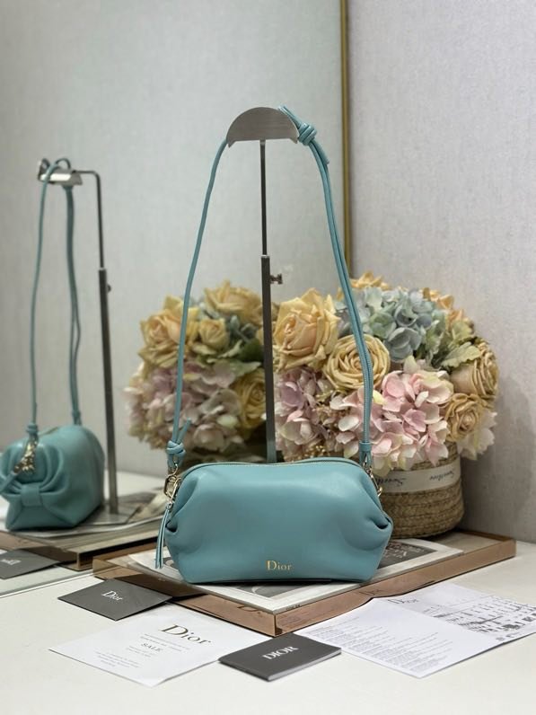 Сумка клатч Dior Bow шкіряна 20 см