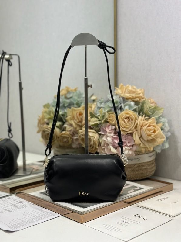 Сумка клатч Dior Bow кожаная 20 см