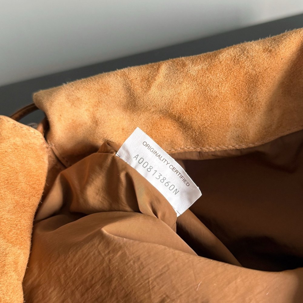 Сумка клатч Dustbag Giorno из плетеной замши 33 см фото 9