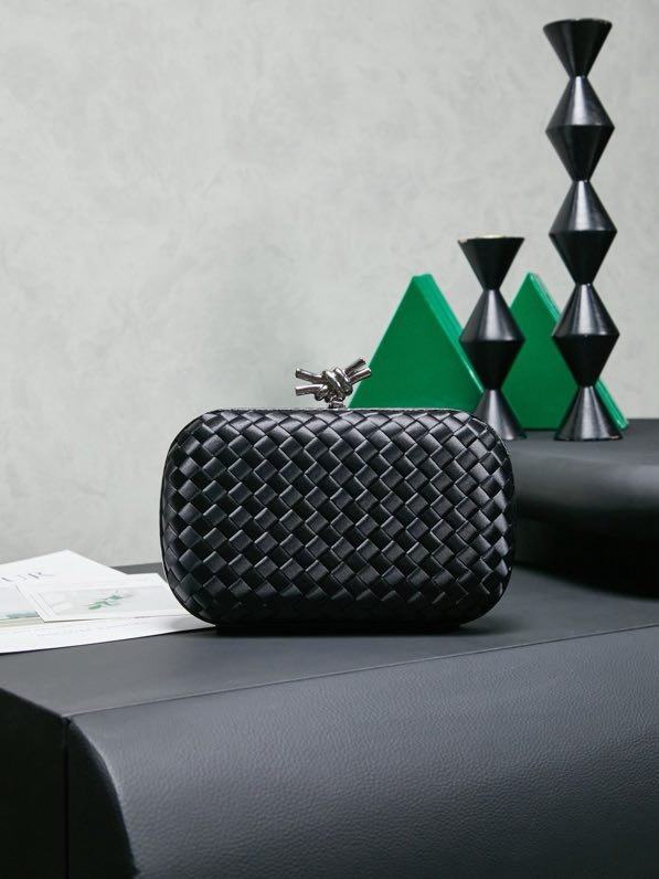 Сумка клатч Knot 20 см (обробка з зміїної шкіри)