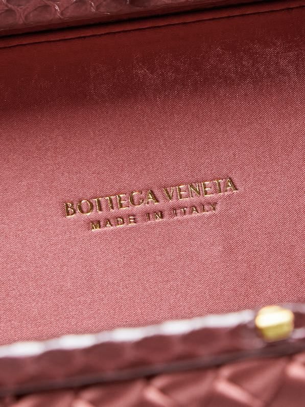 Сумка клатч Knot 20 см (отделка из змеиной кожи) фото 2