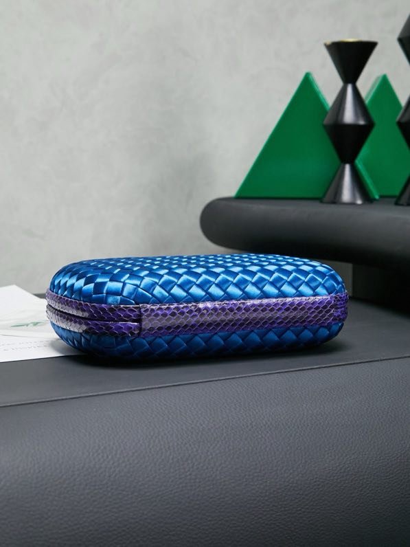 Сумка клатч Knot 20 см (отделка из змеиной кожи) фото 2