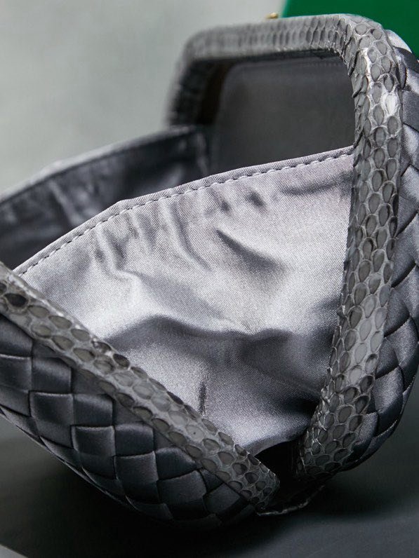 Сумка клатч Knot 20 см (отделка из змеиной кожи) фото 2
