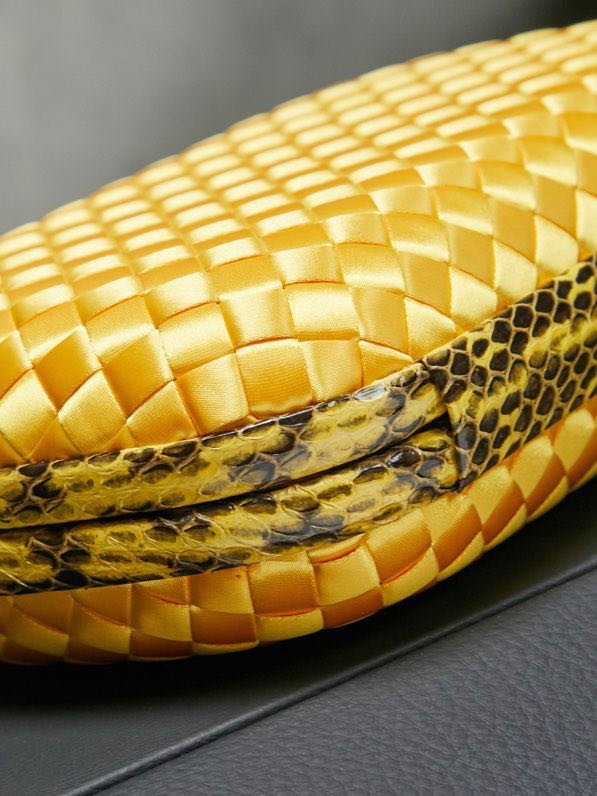 Сумка клатч Knot 20 см (отделка из змеиной кожи) фото 3