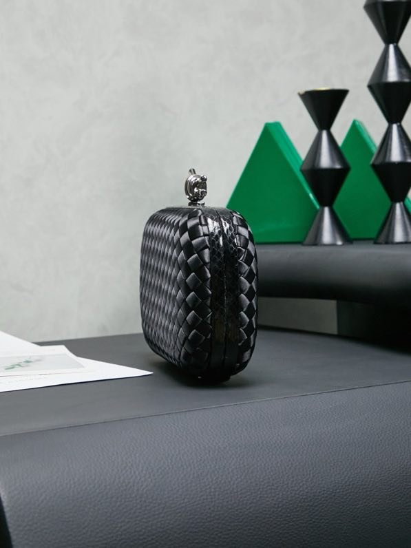 Сумка клатч Knot 20 см (обробка з зміїної шкіри) фото 3