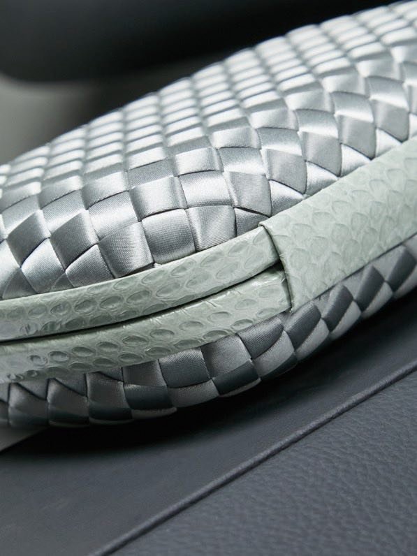 Сумка клатч Knot 20 см (отделка из змеиной кожи) фото 5