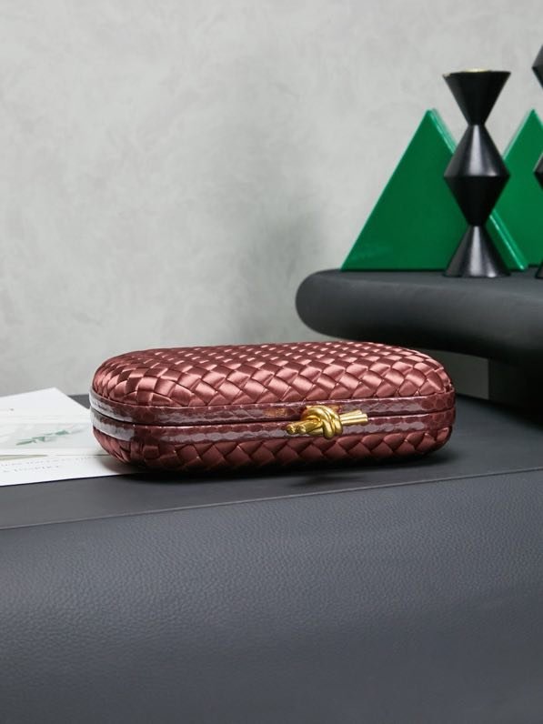 Сумка клатч Knot 20 см (отделка из змеиной кожи) фото 6