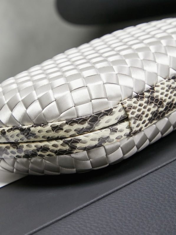 Сумка клатч Knot 20 см (отделка из змеиной кожи) фото 7