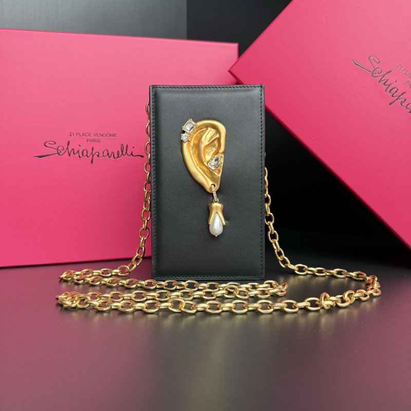 Сумка клатч кожаная 18 см