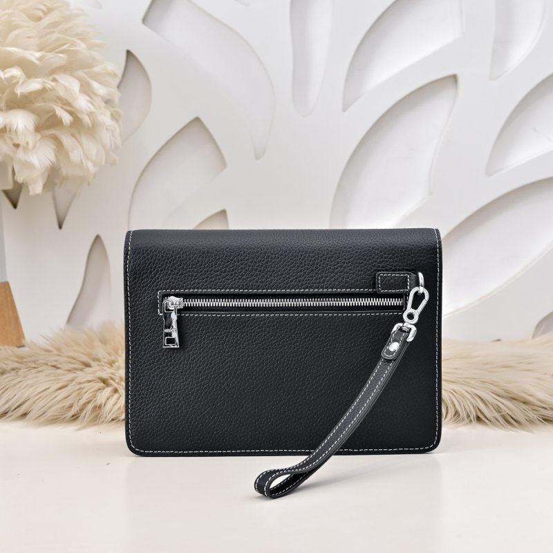 Сумка клатч кожаная мужская 25 см фото 3