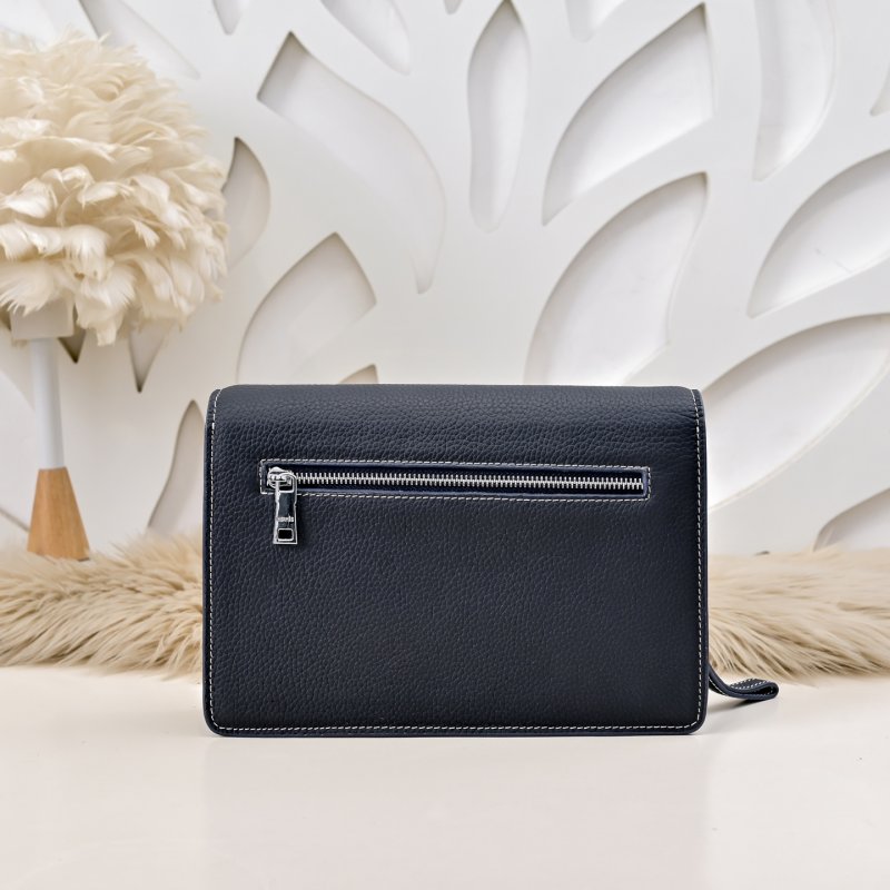 Сумка клатч кожаная мужская 25 см фото 3